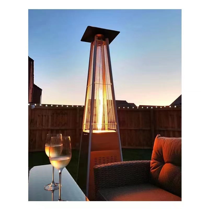 Outdoor Gas Heater Pyramid Tower